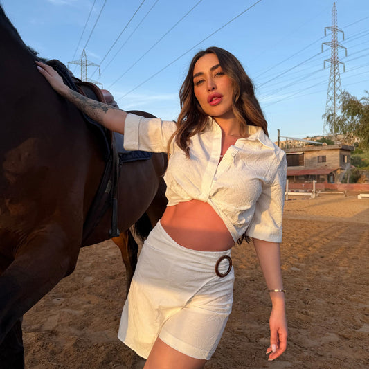 cowboy white set