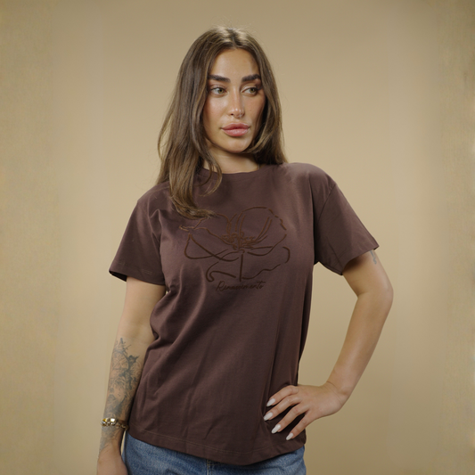 Rinascimento Flower Print T-shirt