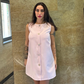 Rinascimento Button Mini Dress