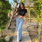 High Rise Wide Leg Jeans