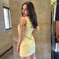 Rinascimento Button Mini Dress