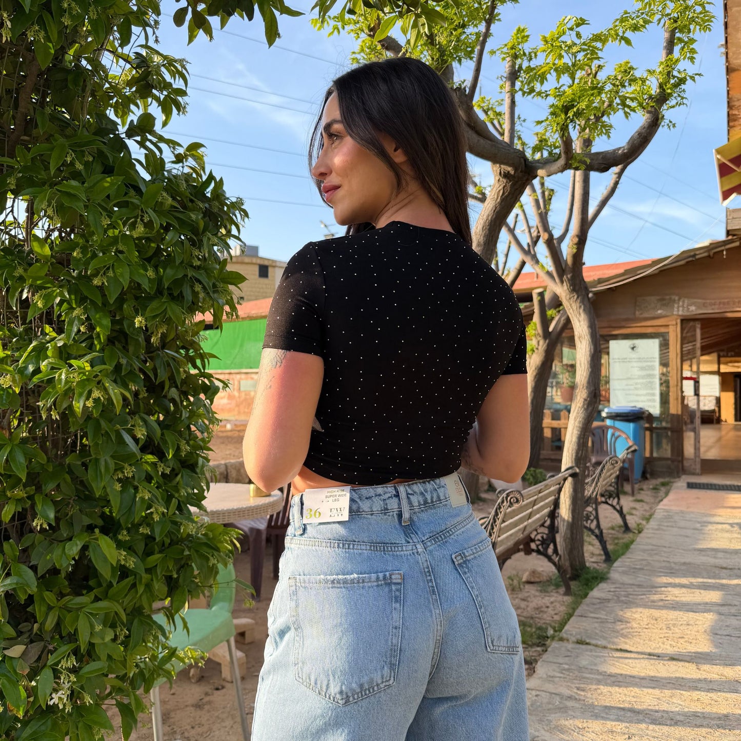 High Rise Wide Leg Jeans