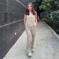 Beige Linen Set