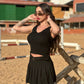 Scallop V Neck Tank