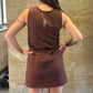 Rinascimento Mini Brown Dress