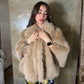 Beige Fur Jacket