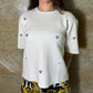 Crystal Embellished Knit Top