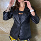 Black Leather Blazer