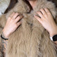 Beige Fur Jacket