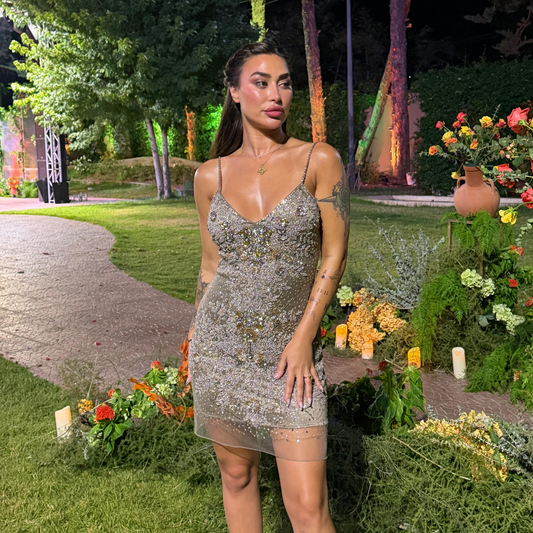 Crystal Mini Dress