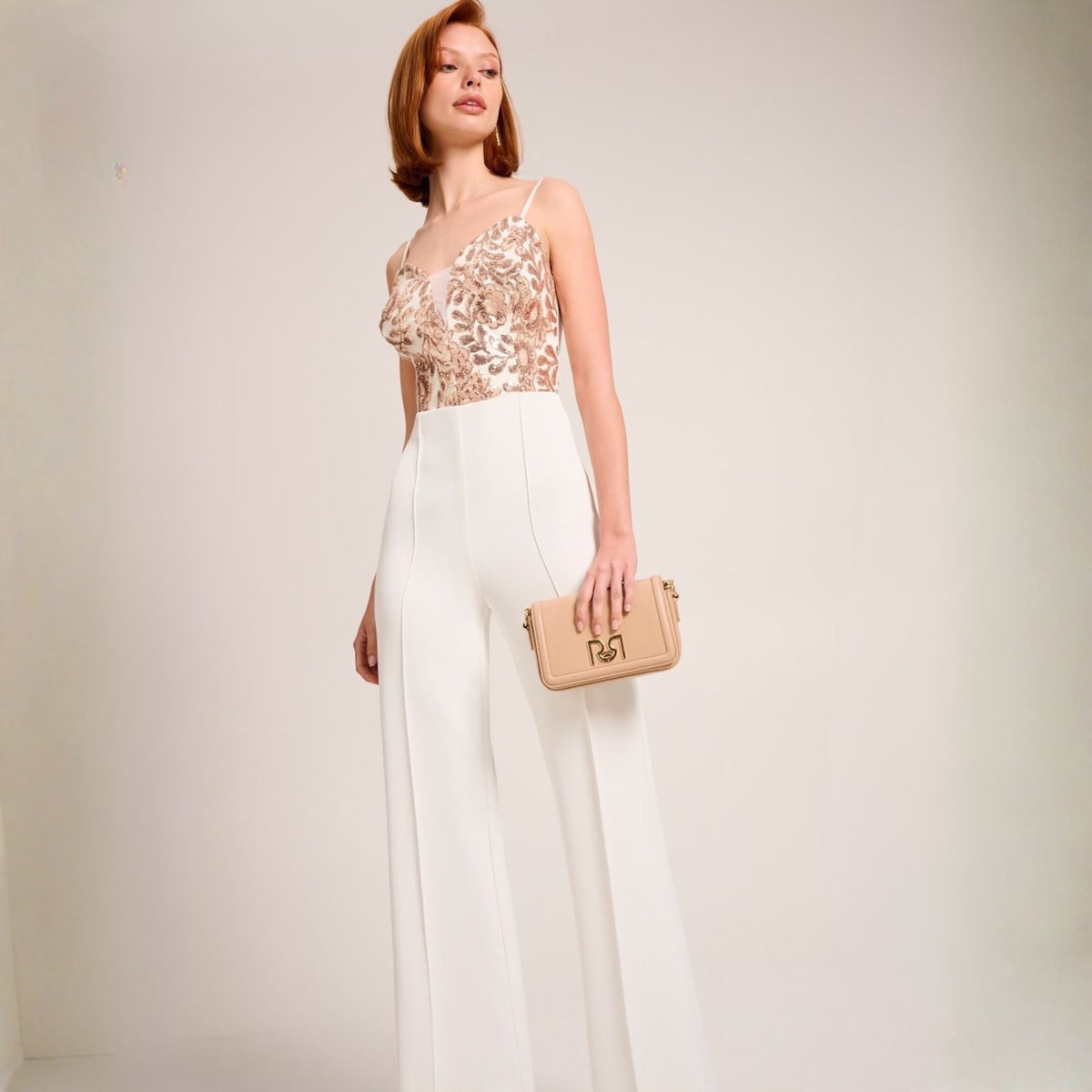 Rina White Jumpsuit