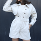 Short Trench Jumpsuit