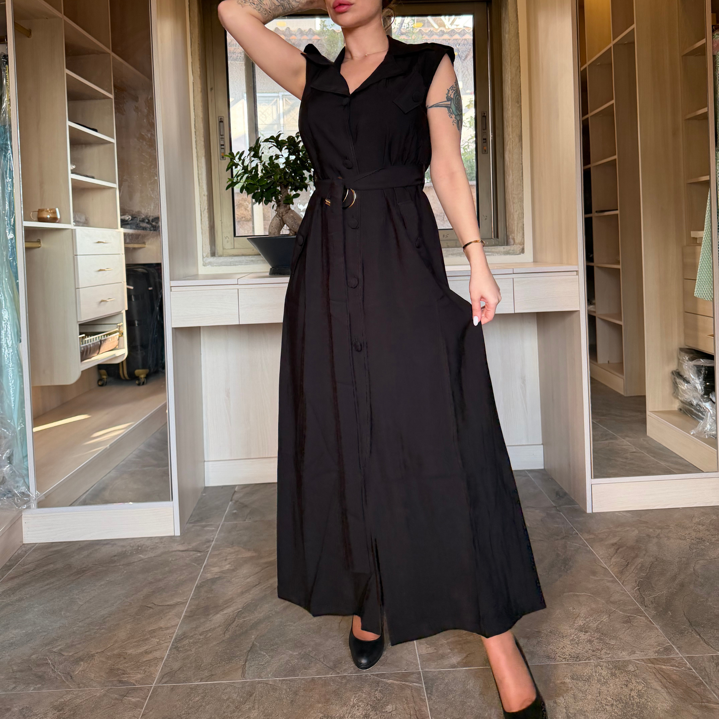 Classic Belt Dress