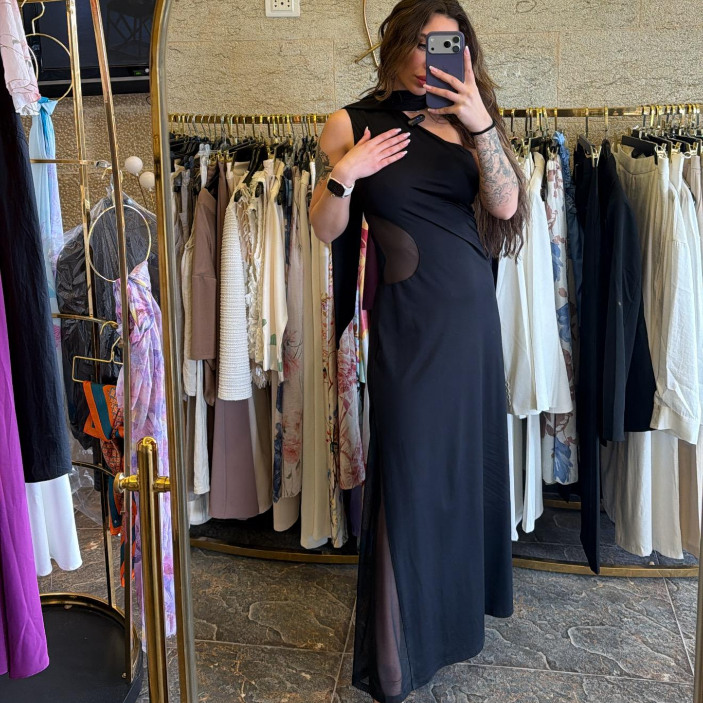 Midnight Tie Dress