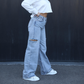 Chic Cut-Out Denim