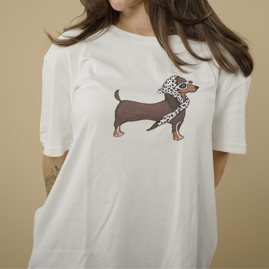 Long Dog Printed Tee