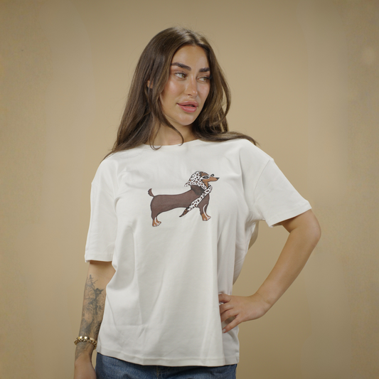 Long Dog Printed Tee