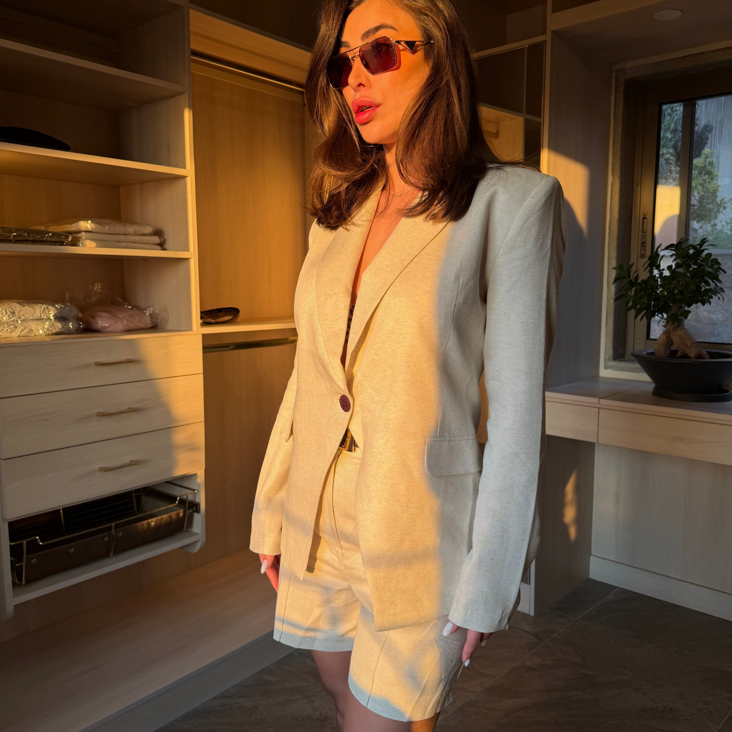 Blazer & Shorts Set