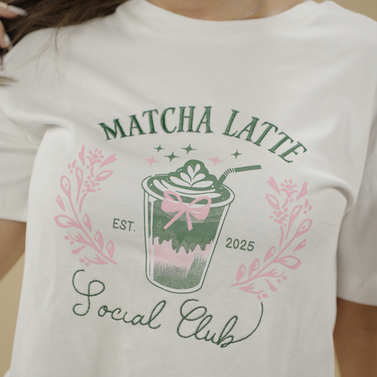 Matcha Pattern T-shirt