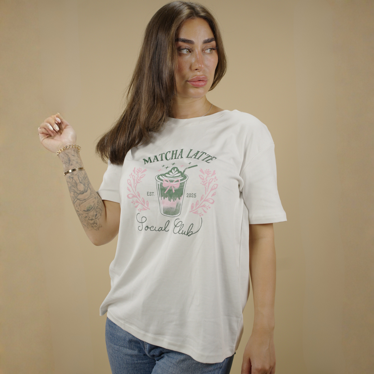 Matcha Pattern T-shirt
