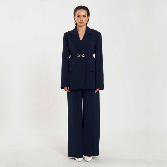 Navy Blue Classic Suit