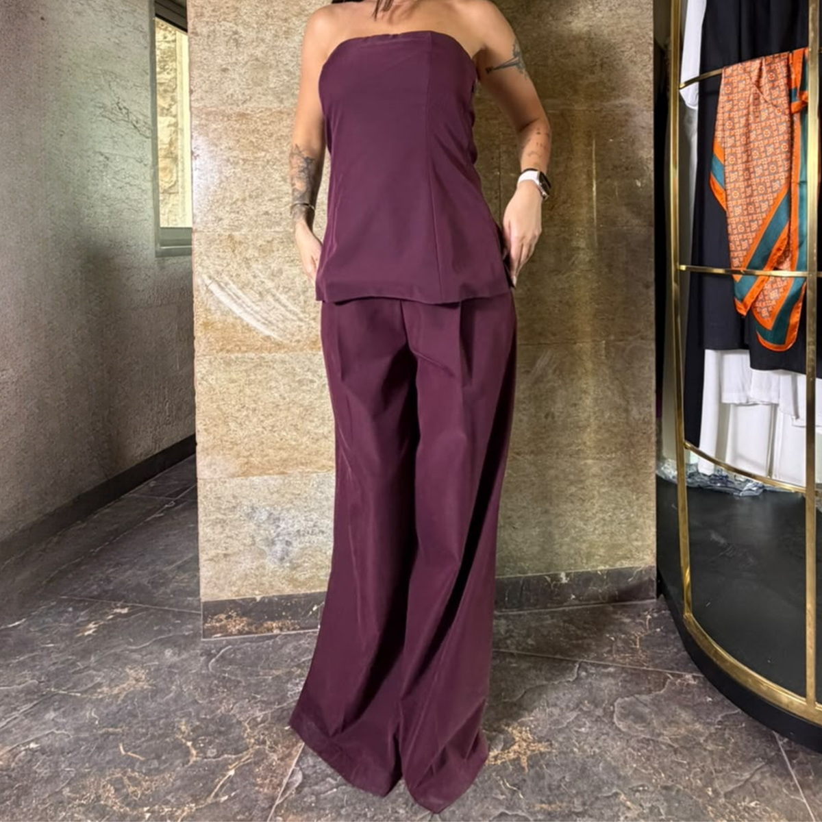 Autumn Burgundy Set