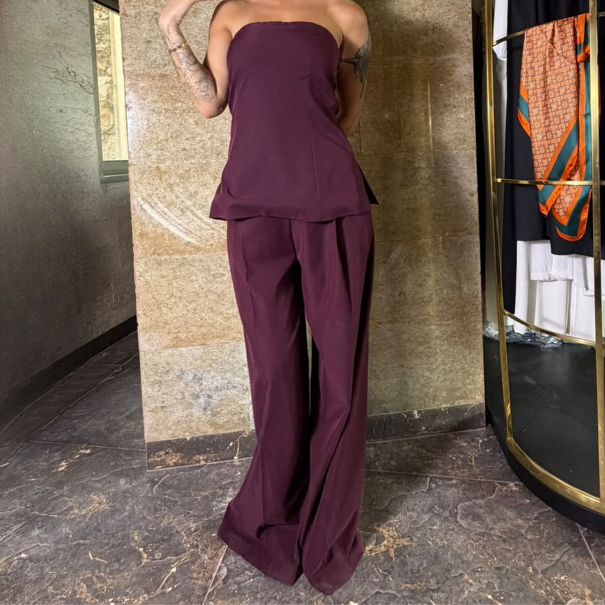 Autumn Burgundy Set