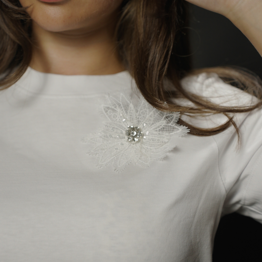 White Bloom Flower Top
