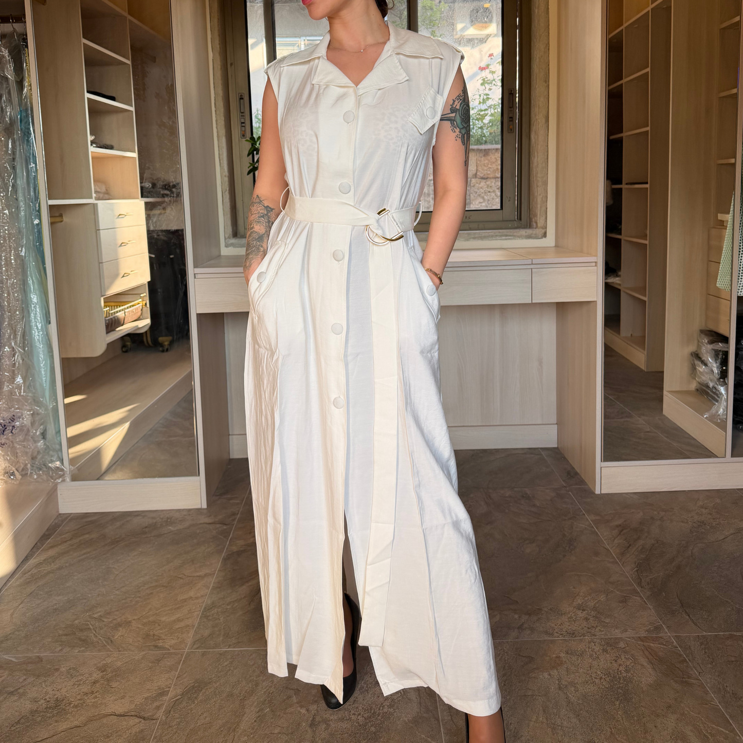 Classic Belt Dress