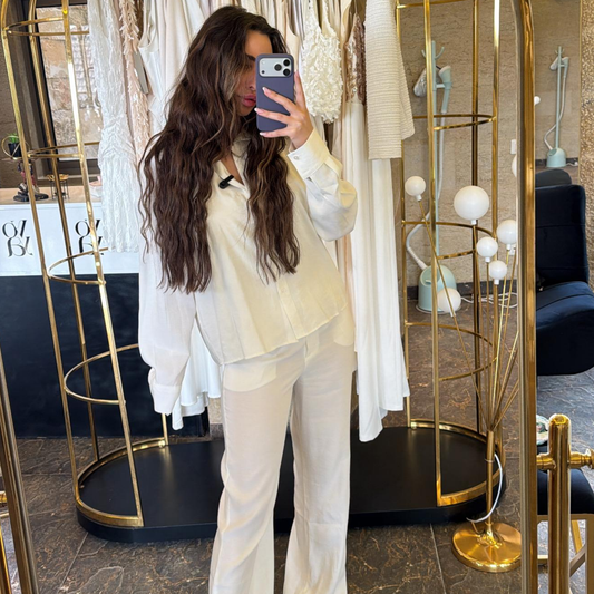 White Linen Summer Set